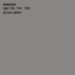 #888685 - Suva Gray Color Image